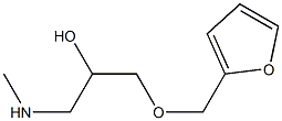 [3-(furan-2-ylmethoxy)-2-hydroxypropyl](methyl)amine 化学構造式