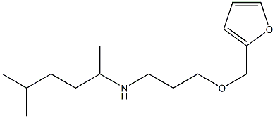 [3-(furan-2-ylmethoxy)propyl](5-methylhexan-2-yl)amine Structure