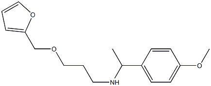 [3-(furan-2-ylmethoxy)propyl][1-(4-methoxyphenyl)ethyl]amine 化学構造式