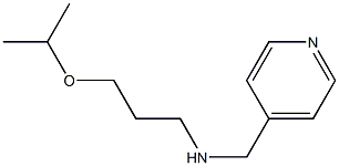 [3-(propan-2-yloxy)propyl](pyridin-4-ylmethyl)amine Struktur