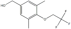 [3,5-dimethyl-4-(2,2,2-trifluoroethoxy)phenyl]methanol 化学構造式