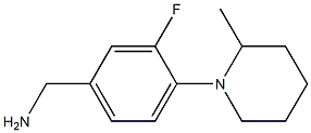 [3-fluoro-4-(2-methylpiperidin-1-yl)phenyl]methanamine