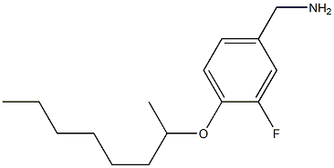 [3-fluoro-4-(octan-2-yloxy)phenyl]methanamine|