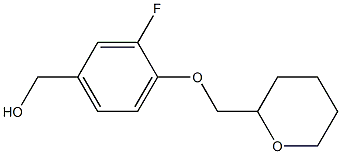  [3-fluoro-4-(oxan-2-ylmethoxy)phenyl]methanol