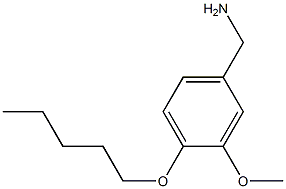 [3-methoxy-4-(pentyloxy)phenyl]methanamine Structure