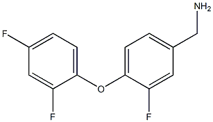 [4-(2,4-difluorophenoxy)-3-fluorophenyl]methanamine|