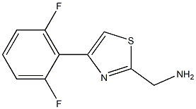 [4-(2,6-difluorophenyl)-1,3-thiazol-2-yl]methanamine Structure