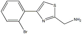 [4-(2-bromophenyl)-1,3-thiazol-2-yl]methanamine Structure