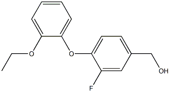 [4-(2-ethoxyphenoxy)-3-fluorophenyl]methanol 化学構造式