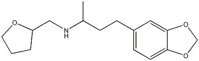 [4-(2H-1,3-benzodioxol-5-yl)butan-2-yl](oxolan-2-ylmethyl)amine 结构式