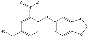 [4-(2H-1,3-benzodioxol-5-yloxy)-3-nitrophenyl]methanol