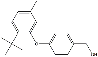 [4-(2-tert-butyl-5-methylphenoxy)phenyl]methanol Structure