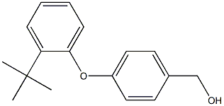 [4-(2-tert-butylphenoxy)phenyl]methanol Structure