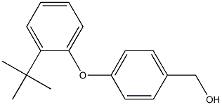 [4-(2-tert-butylphenoxy)phenyl]methanol,,结构式