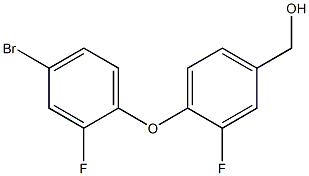 [4-(4-bromo-2-fluorophenoxy)-3-fluorophenyl]methanol Structure