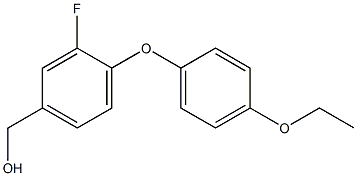 [4-(4-ethoxyphenoxy)-3-fluorophenyl]methanol Structure