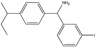[4-(butan-2-yl)phenyl](3-iodophenyl)methanamine|