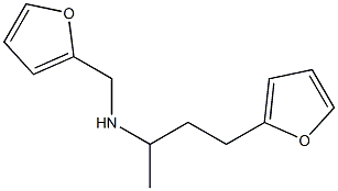 [4-(furan-2-yl)butan-2-yl](furan-2-ylmethyl)amine,,结构式