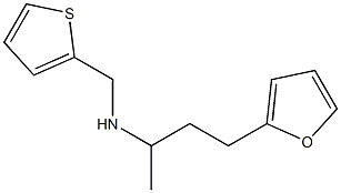 [4-(furan-2-yl)butan-2-yl](thiophen-2-ylmethyl)amine 化学構造式