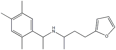 [4-(furan-2-yl)butan-2-yl][1-(2,4,5-trimethylphenyl)ethyl]amine