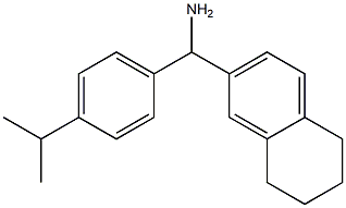 [4-(propan-2-yl)phenyl](5,6,7,8-tetrahydronaphthalen-2-yl)methanamine Structure