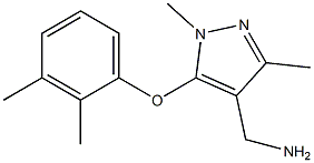 [5-(2,3-dimethylphenoxy)-1,3-dimethyl-1H-pyrazol-4-yl]methanamine