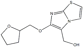 [6-(tetrahydrofuran-2-ylmethoxy)imidazo[2,1-b][1,3]thiazol-5-yl]methanol,,结构式