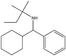 [cyclohexyl(phenyl)methyl](2-methylbutan-2-yl)amine Struktur