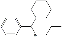[cyclohexyl(phenyl)methyl](propyl)amine,,结构式