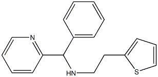 [phenyl(pyridin-2-yl)methyl][2-(thiophen-2-yl)ethyl]amine Structure