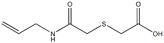 {[2-(allylamino)-2-oxoethyl]thio}acetic acid Structure