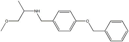 {[4-(benzyloxy)phenyl]methyl}(1-methoxypropan-2-yl)amine