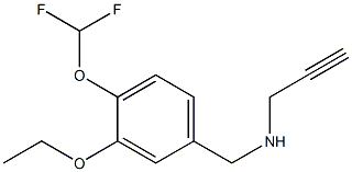  {[4-(difluoromethoxy)-3-ethoxyphenyl]methyl}(prop-2-yn-1-yl)amine