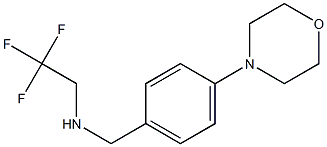 {[4-(morpholin-4-yl)phenyl]methyl}(2,2,2-trifluoroethyl)amine