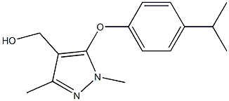  {1,3-dimethyl-5-[4-(propan-2-yl)phenoxy]-1H-pyrazol-4-yl}methanol