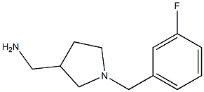 {1-[(3-fluorophenyl)methyl]pyrrolidin-3-yl}methanamine