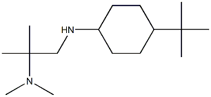 {1-[(4-tert-butylcyclohexyl)amino]-2-methylpropan-2-yl}dimethylamine,,结构式