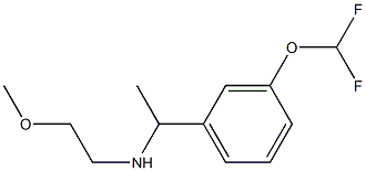 {1-[3-(difluoromethoxy)phenyl]ethyl}(2-methoxyethyl)amine