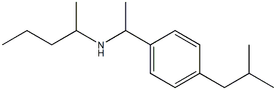 {1-[4-(2-methylpropyl)phenyl]ethyl}(pentan-2-yl)amine Structure