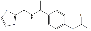 {1-[4-(difluoromethoxy)phenyl]ethyl}(furan-2-ylmethyl)amine