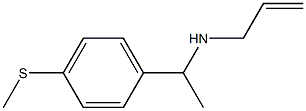 {1-[4-(methylsulfanyl)phenyl]ethyl}(prop-2-en-1-yl)amine Structure