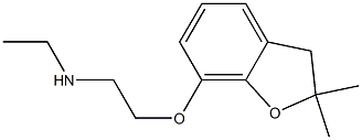  {2-[(2,2-dimethyl-2,3-dihydro-1-benzofuran-7-yl)oxy]ethyl}(ethyl)amine