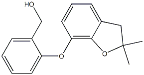 {2-[(2,2-dimethyl-2,3-dihydro-1-benzofuran-7-yl)oxy]phenyl}methanol