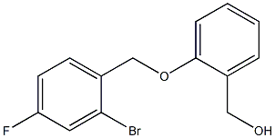 {2-[(2-bromo-4-fluorophenyl)methoxy]phenyl}methanol