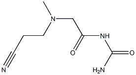 {2-[(2-cyanoethyl)(methyl)amino]acetyl}urea