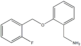 {2-[(2-fluorophenyl)methoxy]phenyl}methanamine Struktur