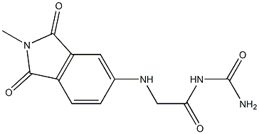 {2-[(2-methyl-1,3-dioxo-2,3-dihydro-1H-isoindol-5-yl)amino]acetyl}urea|