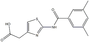  {2-[(3,5-dimethylbenzoyl)amino]-1,3-thiazol-4-yl}acetic acid