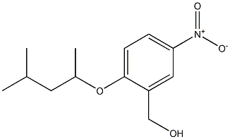 {2-[(4-methylpentan-2-yl)oxy]-5-nitrophenyl}methanol Structure