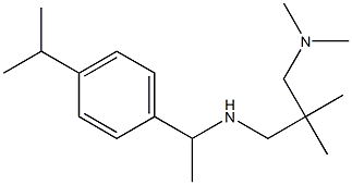 {2-[(dimethylamino)methyl]-2-methylpropyl}({1-[4-(propan-2-yl)phenyl]ethyl})amine